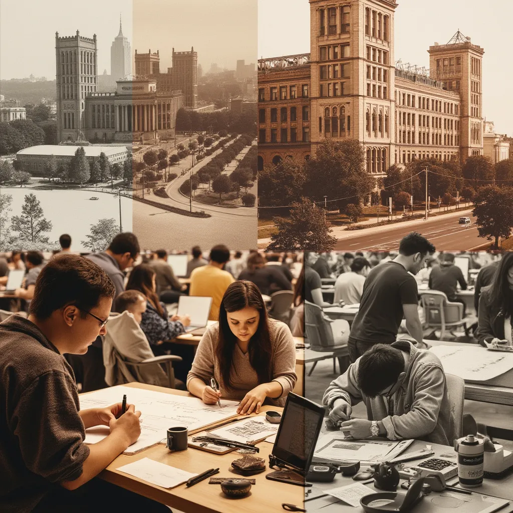 Collage de imágenes históricas y modernas de DiseñoARG, mostrando evolución y crecimiento.