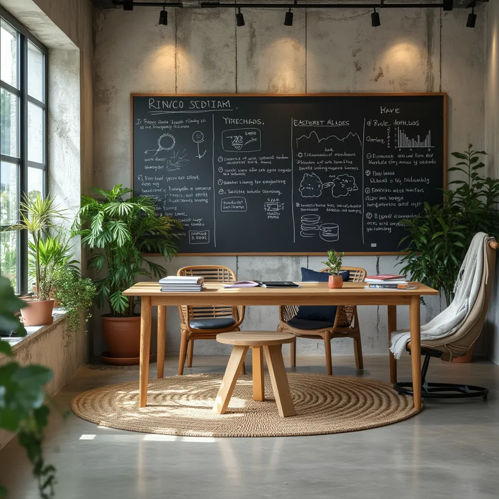 Espacio creativo inspirador en una de nuestras sedes.